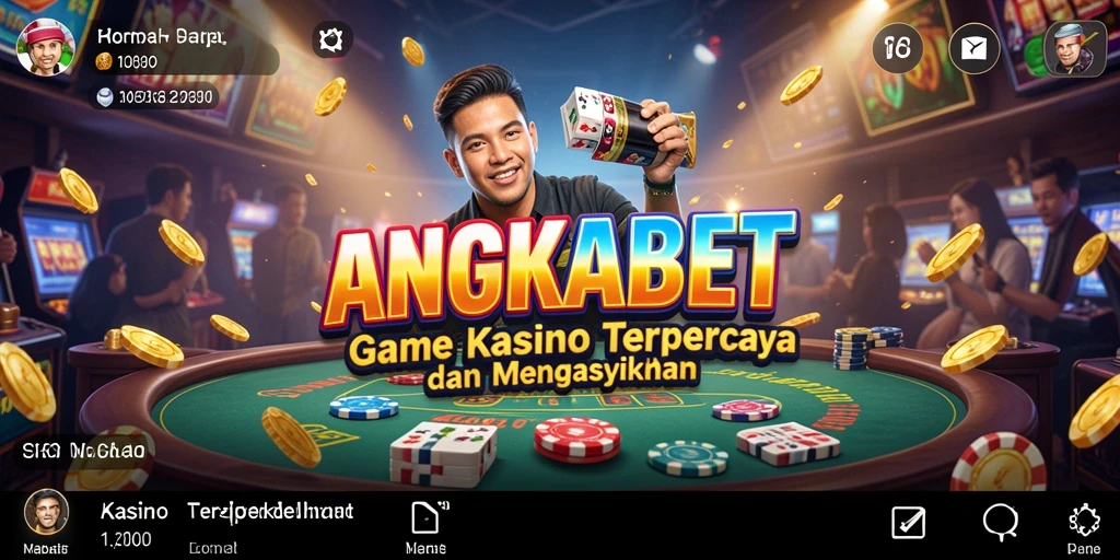 Visual gameplay Kasino yang menarik dan menegangkan di ANGKABET.
