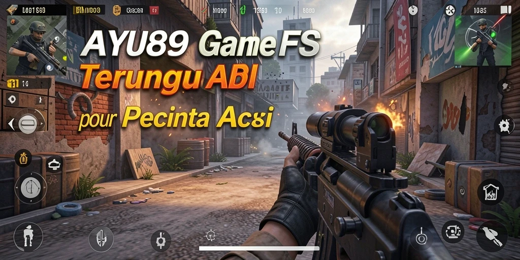 Tampilan gameplay seru AYU89 yang menampilkan aksi tembak-menembak.
