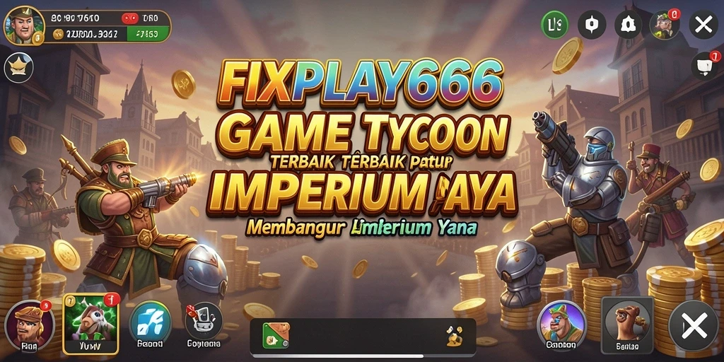 Tampilan gameplay FIXPLAY666 yang menarik dan interaktif dalam membangun bisnis.