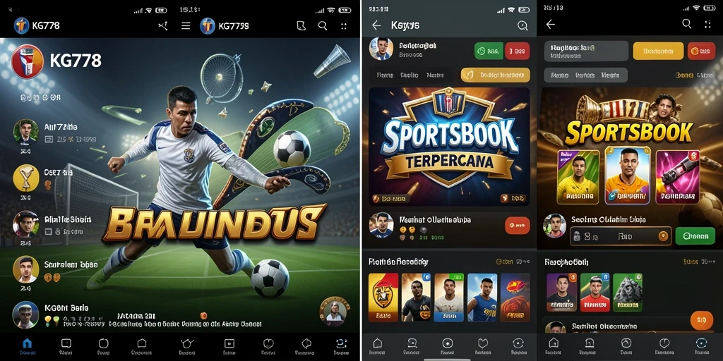 Tampilan gameplay aplikasi Sportsbook KG778 yang menarik.
