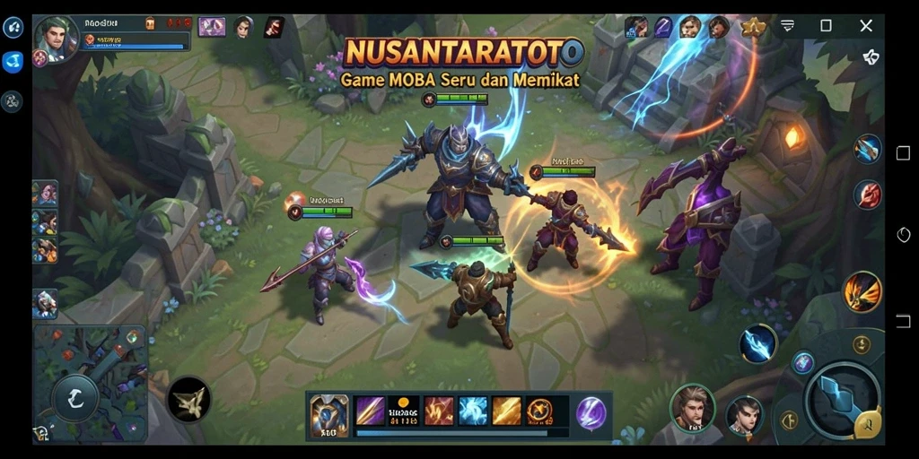 Tampilan gameplay NUSANTARATOTO yang penuh aksi dan strategi.