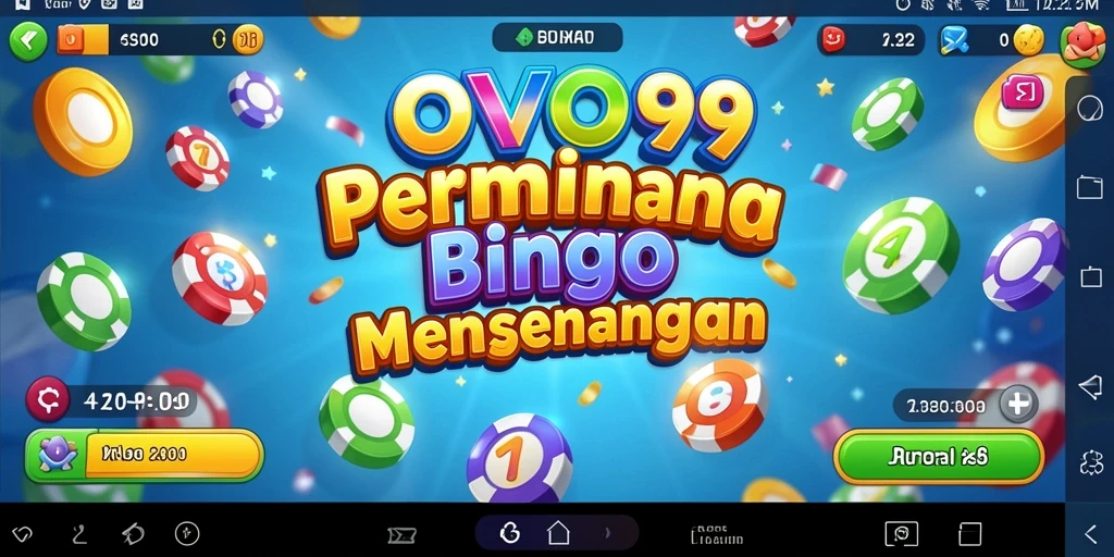 Tampilan gameplay seru dari aplikasi Bingo OVO99.
