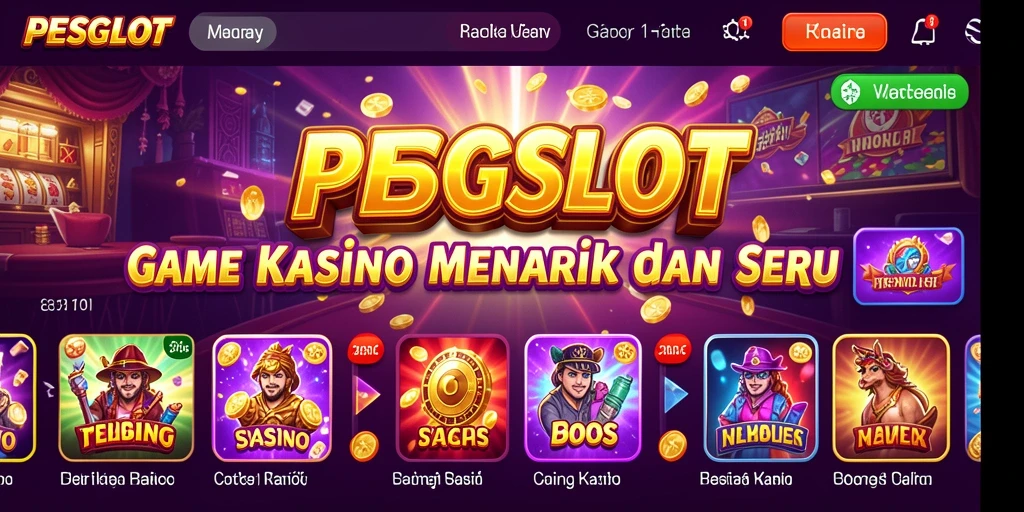Tampilan gameplay PESGSLOT yang menarik dan penuh aksi.